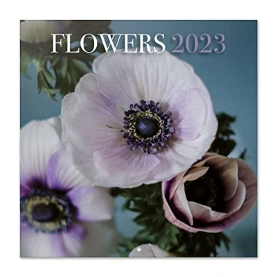 Abbildung von Grupo Erik Wandkalender 2023, Blumen Wandkalender, Kalender zum Aufhängen, 2023 Familienkalender offizielle Lizenz, FSC zertifiziert