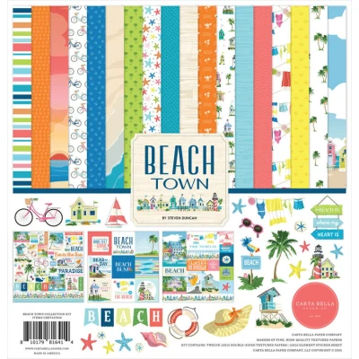 Abbildung von Carta Bella Beach Town 12x12 Inch Collection Kit (CBBT427016)