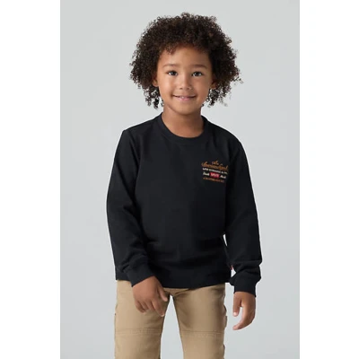 Abbildung von Levi&#039;s Legendary TEE Langarmshirt für Kinder, Größe: 104, Jet black