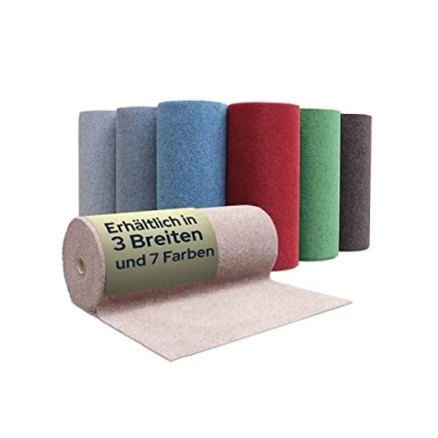 Abbildung von Primaflor Ideen in Textil Kunstrasen &quot;GREEN&quot;, rechteckig, Rasenteppich, graublau, mit Noppen, strapazierfähig