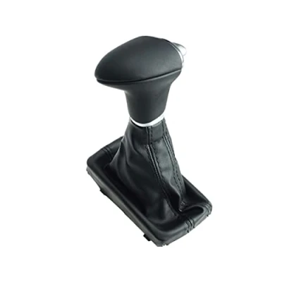 Abbildung von Newtown2700 parts Schaltknauf (Automatik) + Schaltmanschette Rahmen kompatibel für Audi A3 8P A4 8K A5 8T A6 4F C6 Q5 8R Q7