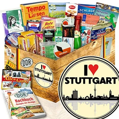 Abbildung von I love Stuttgart/Geburtstagsgeschenk Stuttgart/DDR Spezialitätenset