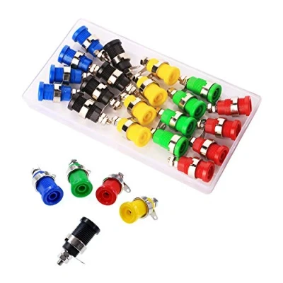 Abbildung von GTIWUNG 20 Stück Bananenbuchse, Bananensteckdose, Lautsprecher Terminal Binding Post Buchse, 4 mm Banana Plug, 4mm Verstärkeranschluss Bananenstecker Buchse Jack Connectors