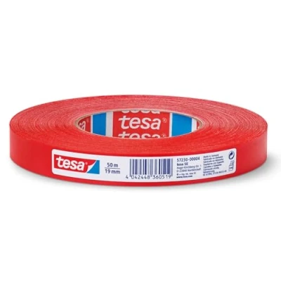 Abbildung von tesa Gewebebänder 19 mm x 50 m rot