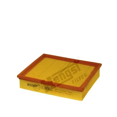 Abbildung von HENGST FILTER E466L Luftfilter 58 262 244 Filtereinsatz OPEL: Omega B Limousine, Caravan, Vectra Caravan