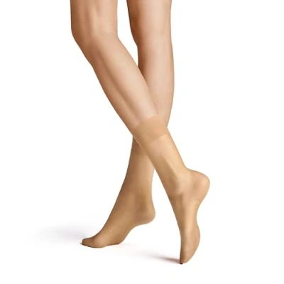 Abbildung von Hudson Damen Söckchen Simply Shine 15 3 Pack soft schimmernd DEN Black 35 38