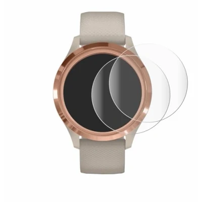 Abbildung von BROTECT 2 Stück Full Cover Schutzfolie für Garmin vivomove 3S (39 mm) Screen Displayschutz Folie [3D Curved, Anti Fingerprint, Kristall Klar]