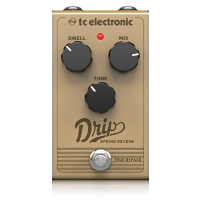 Abbildung von TC Electronic DRIP SPRING Reverb Retro Federhall mit einstellbarer Dwell, Mix und Tone für funkelnden Sound