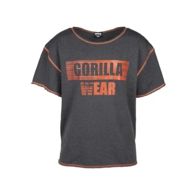 Abbildung von Gorilla Wear Wallace Workout Tshirt print, Herren, Größe: S/M, Grey