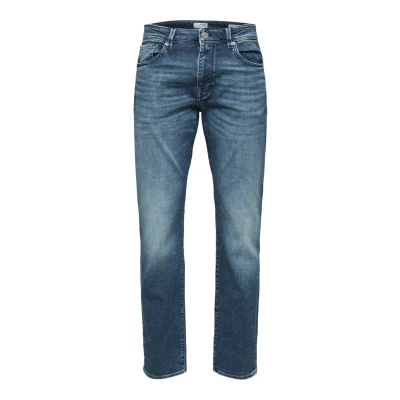 Abbildung von SELECTED HOMME Herren Slh196 straightscott 31601 M.blue W Noos Jeanshose, Medium Blue Denim, 30W 32L EU