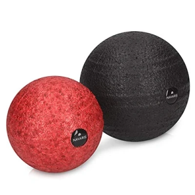 Abbildung von Navaris Stoffball Faszienball Set zur Selbstmassage 2 Größen (2 St)