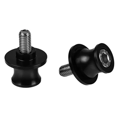 Abbildung von Universal CNC Aluminium Ständeraufnahme M10 Bobbins Montageständer für Duke 125 200 2012 2015 390 2013 2015(Schwarz)
