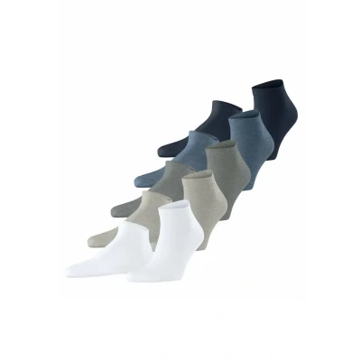 Abbildung von Esprit Solidmix 5PACK UNI Socken, Herren, Größe: 41 46, Blau/white