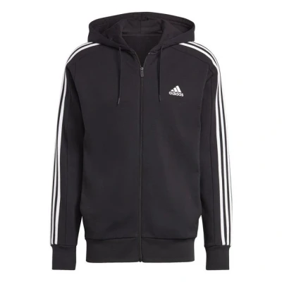 Abbildung von adidas Sportswear Essentials 3STRIPES Sweatjacke Black white, Herren, Größe: Medium, white