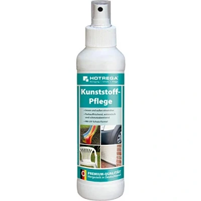 Abbildung von HOTREGA Kunststoff Pflege 250 ml. Gummipflege. Cockpitpflege. Plastik. Gartenmöbel