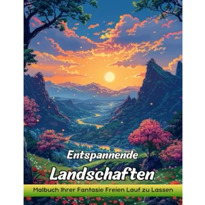 Abbildung von Entspannende Landschaften: Malbuch Für Erwachsene Mit Entspannenden Landschaften Zum Stressabbau Und Zur Entspannung