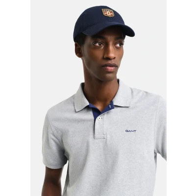 Abbildung von GANT REG Contrast SS Rugger Poloshirt, Herren, Größe: 4XL, Grey melange