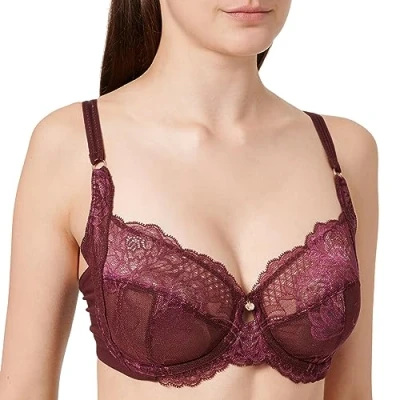 Abbildung von Triumph WILD Florale Bügel BH, Damen, Größe: 85D, Claret