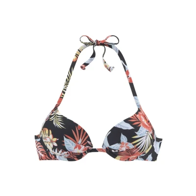 Abbildung von s.Oliver Push Up Top Blumendruck