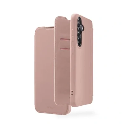 Abbildung von Hama Handyhülle für Samsung Galaxy S25 (Handytasche, Klapphülle, Etui mit 2 Kartenfächern, stoßfest, Kratzfest, eleganter Rundumschutz, weich, Slim, softe Oberfläche) Nude