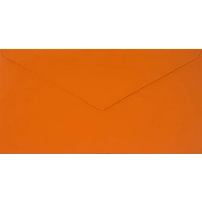 Abbildung von Netuno 25 Briefumschläge orange DIN lang 110 x 220 mm 115g Sirio Color Arancio schöne Umschläge farbige Einladungsumschläge Hochzeit DL bunte Briefkuverts edel envelope wedding