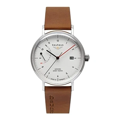 Abbildung von Bauhaus Herren Herrenuhr Automatik 2160 mit Gangreserveanzeige und Lederarmband