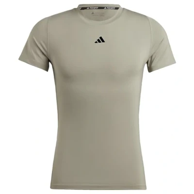 Abbildung von adidas Herren Techfit Langarm T Shirt, Silver Pebble, M