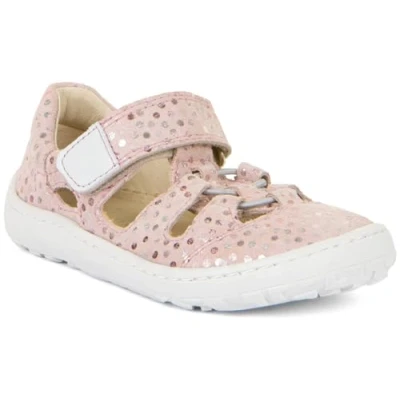 Abbildung von Froddo Barefoot Elastic Riemensandalette für Kinder, Größe: 34, Pink Schuhe