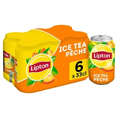 Abbildung von LIPTON Ice Tea Fishing Packung mit 6 dosen von 33 cl