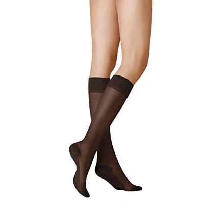 Abbildung von KUNERT Damen Kniestrümpfe Cotton Sole 20 hautsympatisch DEN Black 0500 39 42