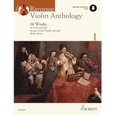 Abbildung von Baroque Violin Anthology: 38 Works. Band 1. Violine und Klavier. (Schott Anthology Series, 1)