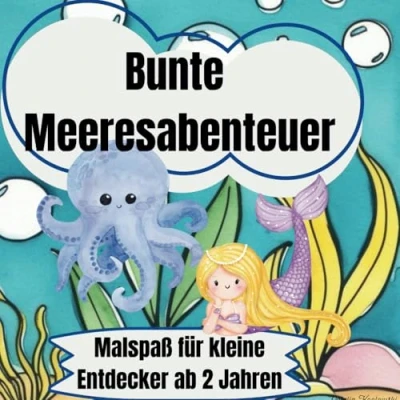 Abbildung von Bunte Meeresabenteuer: Malspaß für kleine Entdecker ab 2 Jahren