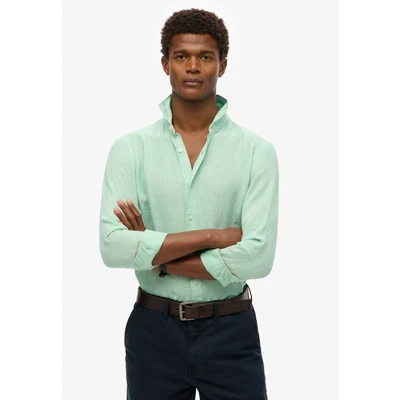Abbildung von Superdry Langarmhemd VACATION L/S LINEN SHIRT