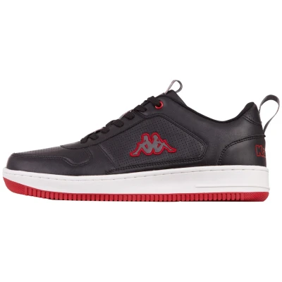 Abbildung von Kappa Sneaker mit Evolution Ambigramm auf Zungen und Fersenloops