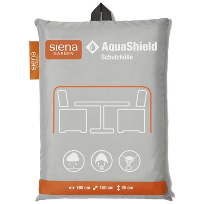 Abbildung von Siena Garden Gartenmöbel Schutzhülle &quot;AquaShield&quot;, Sitzgruppenhülle 160x150x85 cm