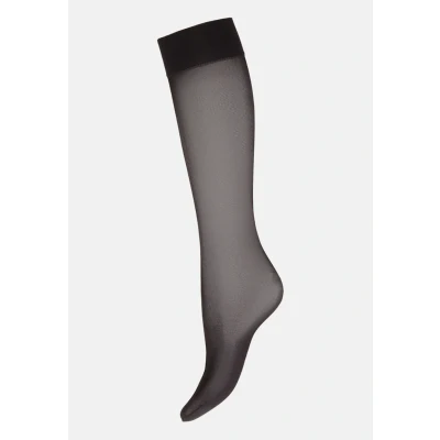 Abbildung von Wolford Satin Touch Kniestrümpfe, Damen, Größe: Small, Black