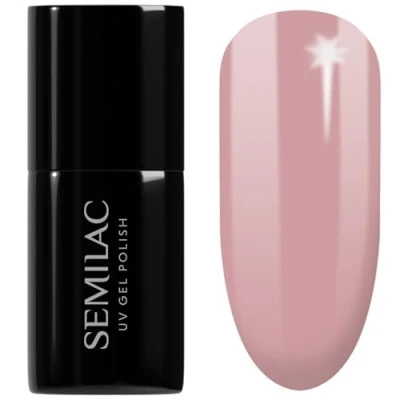 Abbildung von Semilac UV Nagellack Hybrid 586 Dirty Rose Nude 7ml Kollektion Naked Nails