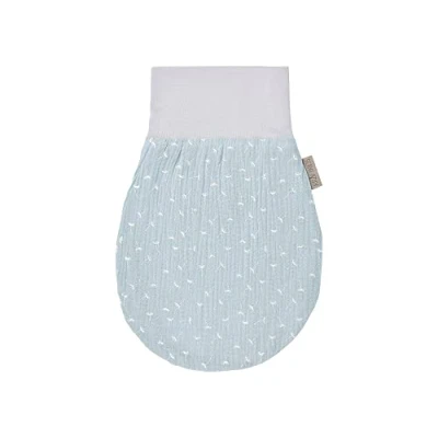 Abbildung von KraftKids Strampelsack Musselin mint Pusteblumen für den Herbst/Winter aus Baumwolle und warmen Fleece in zwei Größen erhältlich