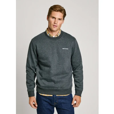 Abbildung von Pepe Jeans Damian CREW Sweatshirt, Herren, Größe: Small, Black