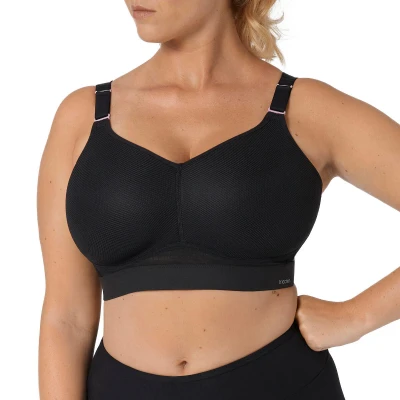 Abbildung von triaction by Triumph Hybrid LITE Sportbh mit starker Stützkraft, Damen, Größe: 70F, Black