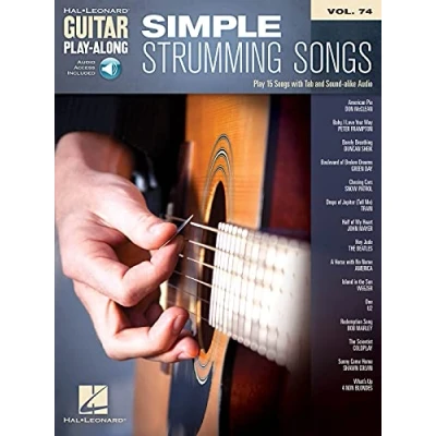 Abbildung von Guitar Play Along Volume 74: Simple Strumming Songs (Book/Online Audio): Audio Access Included (Guitar along, 74, Band 74)