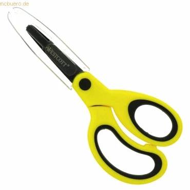 Abbildung von Westcott Kinderschere KidsNEON E 21563 00 runde Spitze 13cm gelb