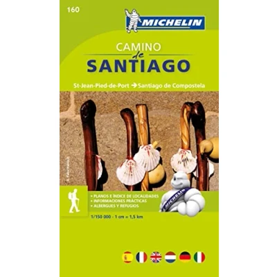 Abbildung von Michelin Camino de Santiago: Straßen und Tourismuskarte 1:150.000 (MICHELIN Zoomkarten, Band 160)