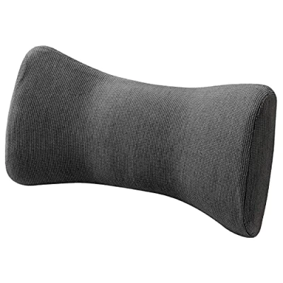 Abbildung von WALSER Nackenstütze Comfort Jill, Nackenkissen Auto, Autositzkissen, Memory Schaum Kissen, Kopfstützkissen, Auto Reisekissen schwarz 27006