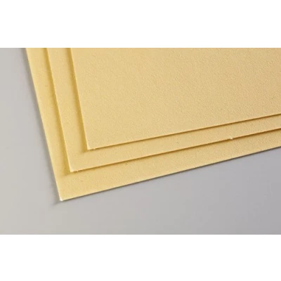 Abbildung von Clairefontaine 96022C Packung (mit 5 Zeichenbögen Pastelmat, 50 x 70 cm, 360 g, ideal für Trockentechniken und Pastell) buttergelb