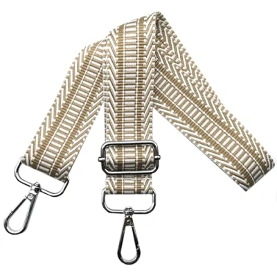 Abbildung von Taschengurte zum Wechseln Damen Tragegurt, Verstellbarer Schultergurt für Taschen, Taschengurt Breit 3.8cm mit Silber Karabiner Schultertasche Handtaschen Tragetaschen Zubehör Khaki, L9