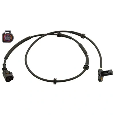 Abbildung von FEBI BILSTEIN 107733 ABS Sensor Hinterachse links, rechts 1090 VOLKSWAGEN: Sharan I, Kastenwagen, FORD: Galaxy Mk1 MPV