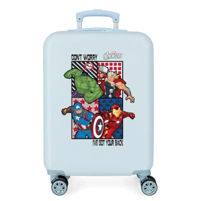 Abbildung von Marvel All Avengers Handgepäck für Kinder, blau, 38 x 55 20 cm, 38x55x20 cms, Kabinenkoffer