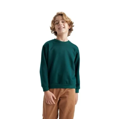 Abbildung von DeFacto Jungen Sweatshirt Bequeme Sweatshirts für Kinder Stylische Pullover und Fleecepullover