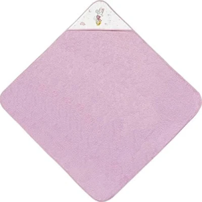 Abbildung von Interbaby MN004 02 Baby Kapuzenhandtuch Disney Minnie Counting Sheep, rosa, 200 g